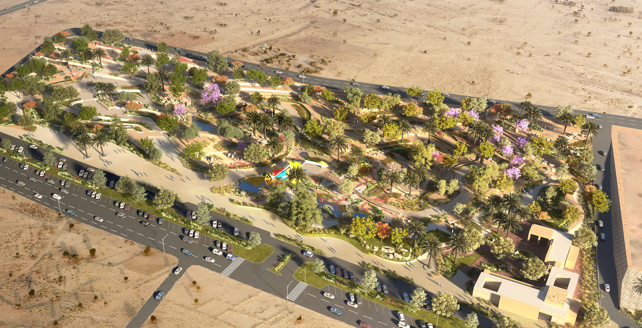 Gadir Studio - Master Plan - Park - Saudi Arabia